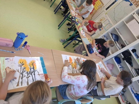 Zabawy z plastyką w świetlicy szkolnej