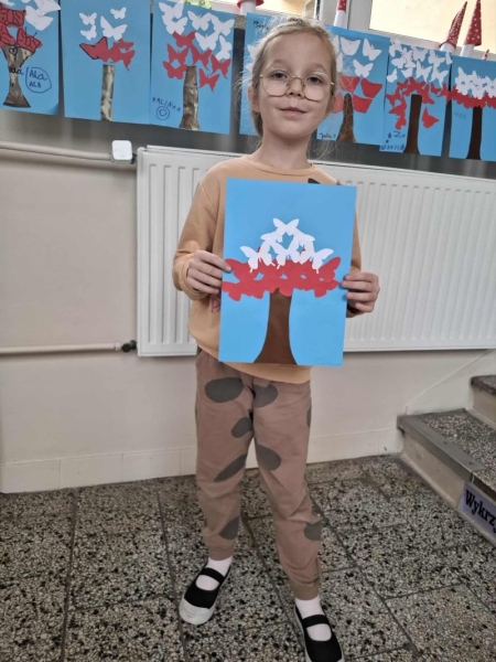 Barwy narodowe w świetlicy szkolnej